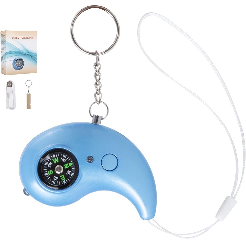 New Personal Alarm, Horns and Sirens Keychain Rechargeable